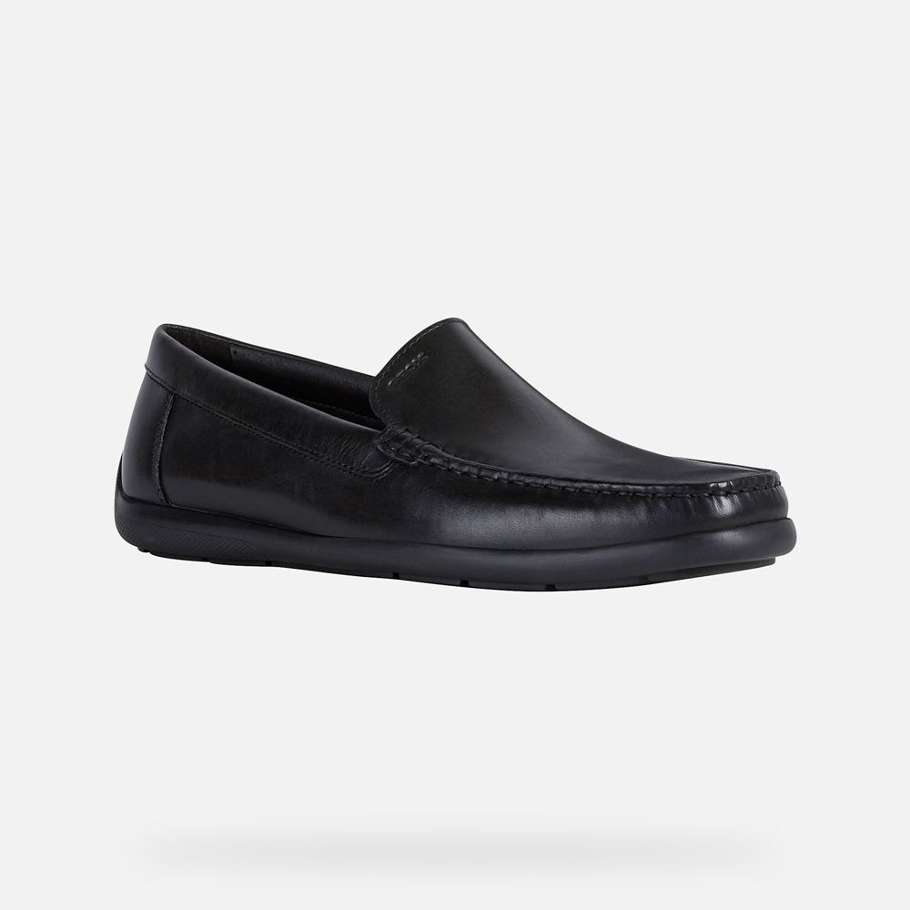 Geox Erkek Loafers Siyah - Devan - YKG-438679